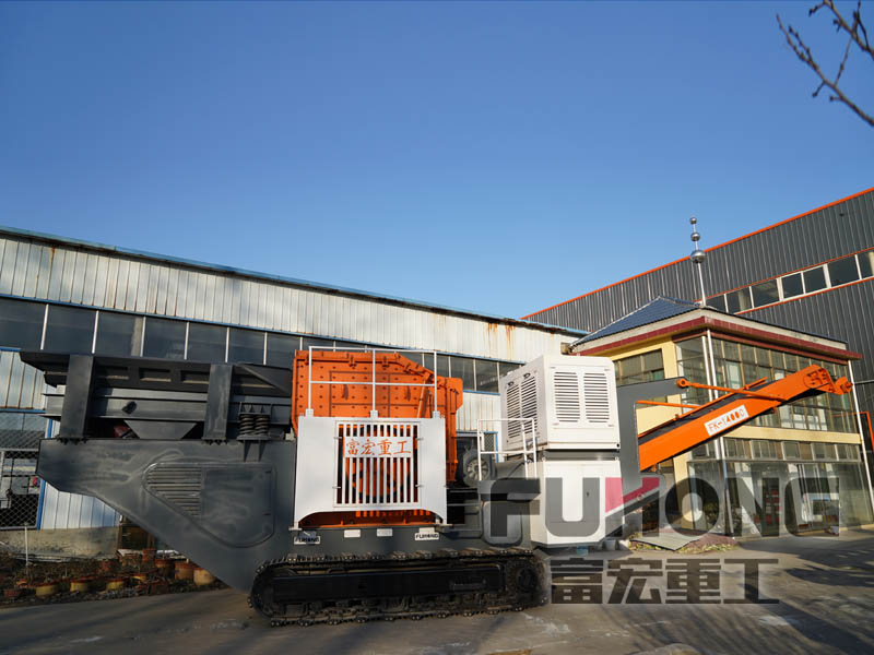 履帶式移動破碎站運輸轉場方便，不需要增加混凝土基礎